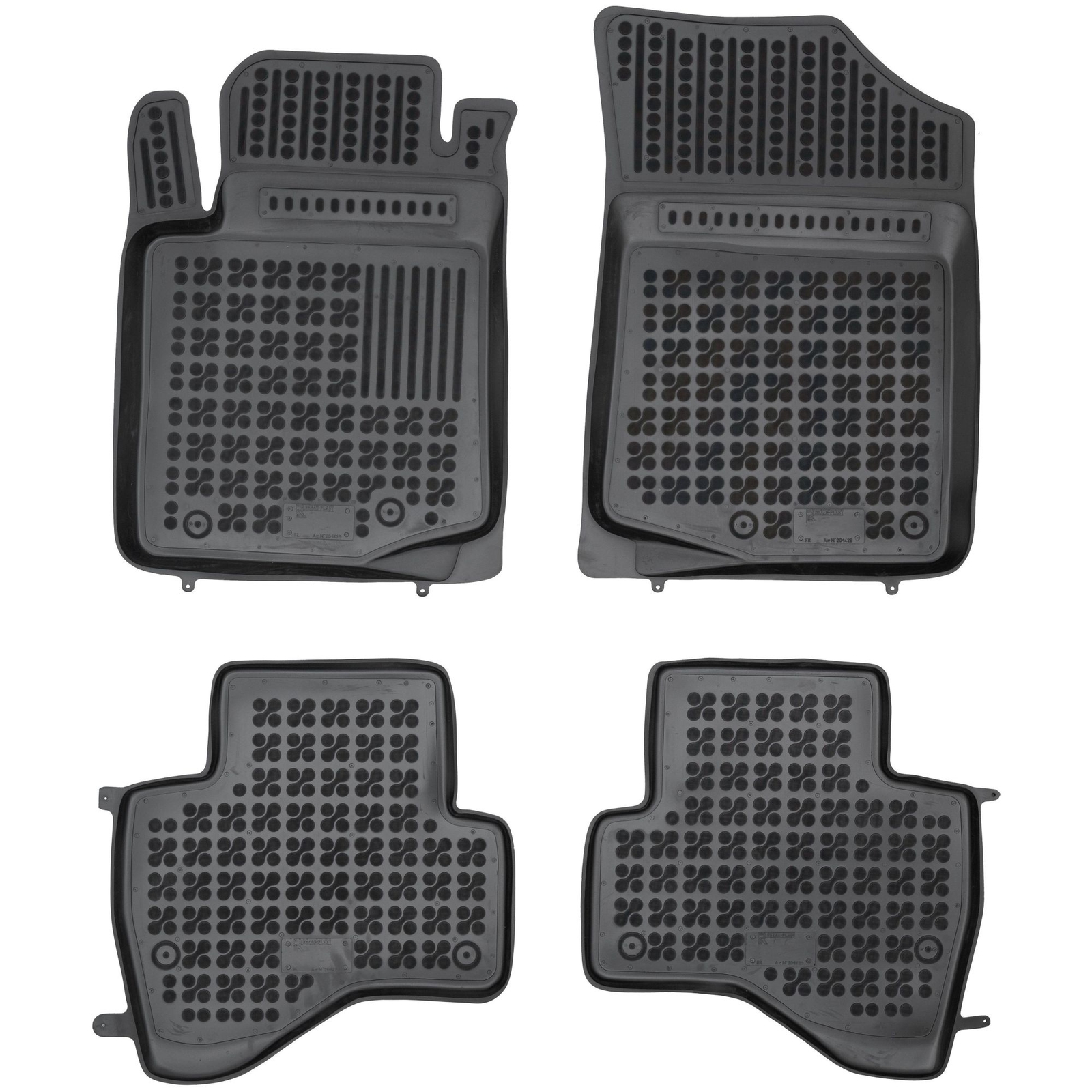 Tapis caoutchouc sur mesure Rezaw-Plast ensemble auto pour Toyota Aygo II