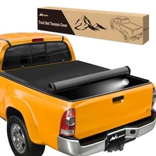 Nilight 5.5ft Soft Roll Up Truck Tonneau Cover for Toyota Tundra 2014-2021
