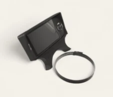 Column mount w/ sun visor for FiTech handheld screen