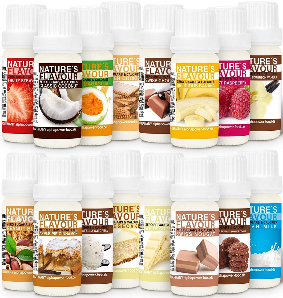 Flavour Drops Flavdrops Geschmackstropfen 100% natürliches Aroma Set ab 4,99€