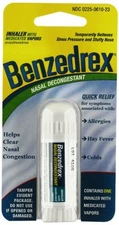 6 Pack - Benzedrex Inhaler Nasal Congestion Relief sinus cold Allergies 1 Each