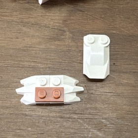 As Is Lego Star Wars Lot Storm Trooper Helmet Head - Missing Parts