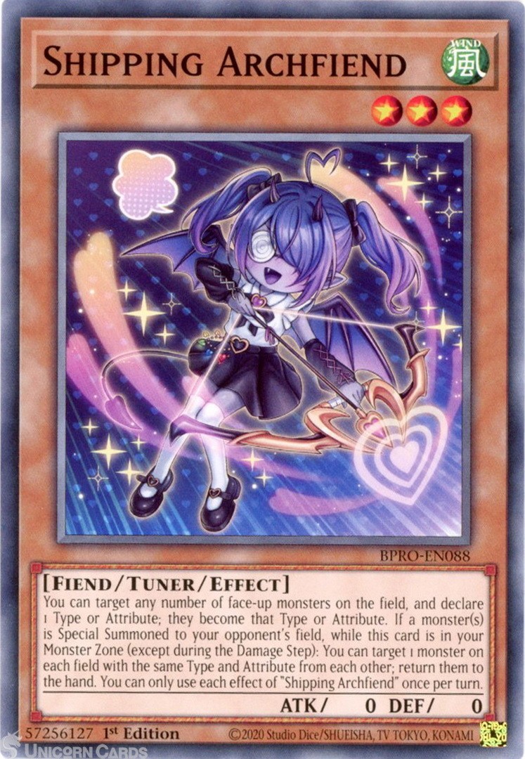 BPRO-EN088 Shipping Archfiend : Common 1st Edition Mint YuGiOh Card