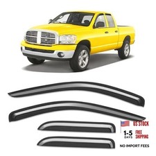 Extra-Thick Window Rain Guard 2002-2008 Ram 1500 Quad Cab/2003-2009 2500 3500