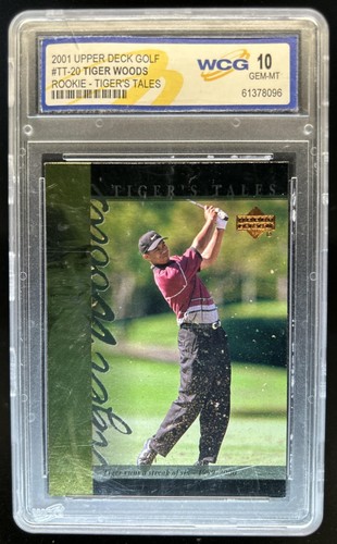 2001 Upper Deck Tiger Woods Tiger's Tales Rookie RC #TT20 WCG 10