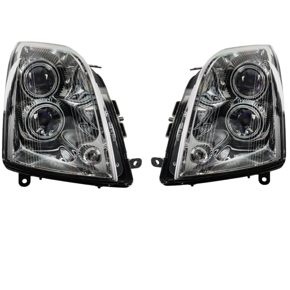 Faros halógenos diestros+derechos para Cadillac STS 2005 2006 2007 2008 2009 2010 2011 Foto 2 de 4