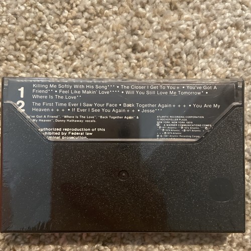Sealed 1981 Roberta Flack The Best Of Cassette Tape 1981 Atlantic Records - Picture 3 of 3