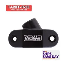 Derale 35601, One LS Engine Block-Off Adapter Black Aluminum Performance Parts