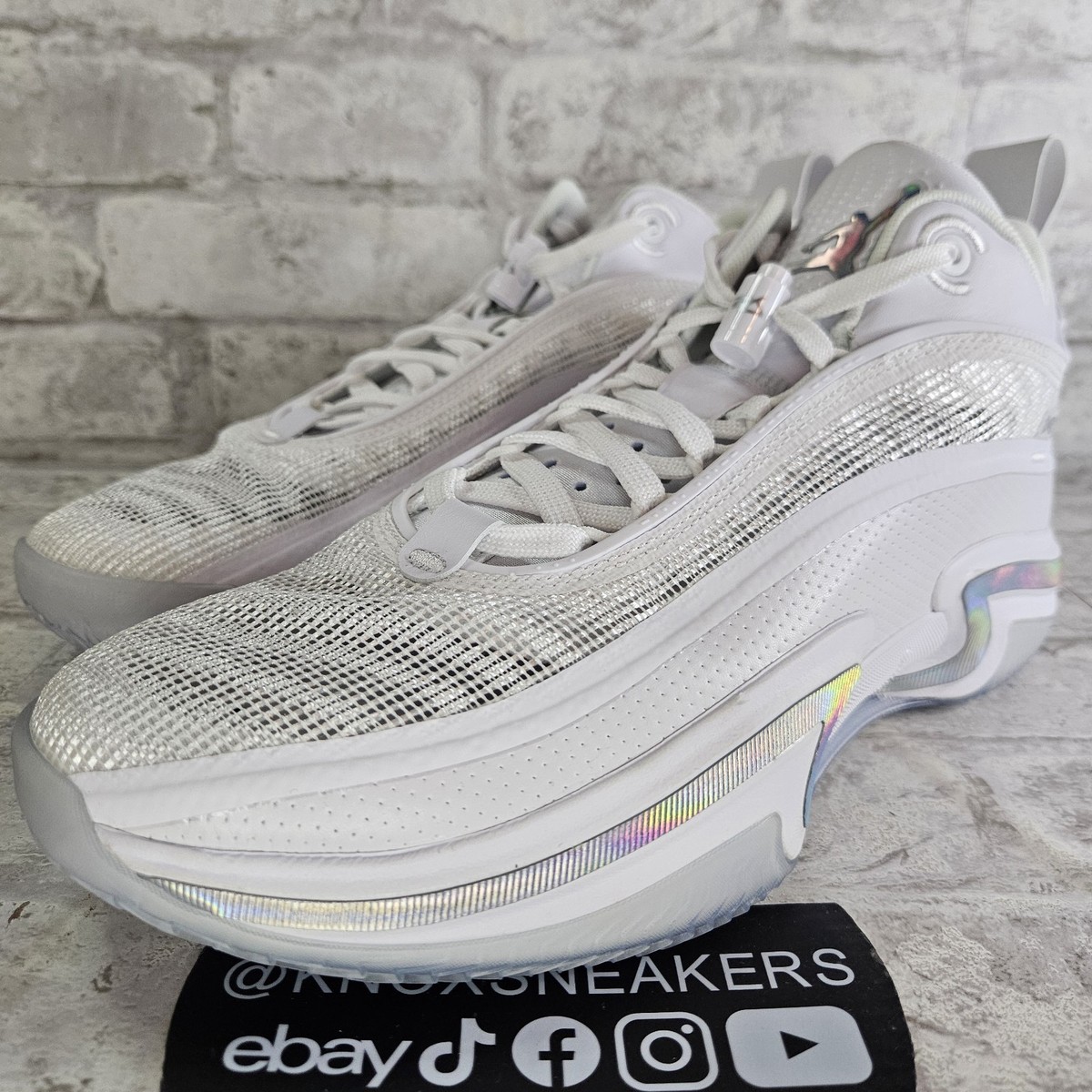 シューズ(男性用) AIR JORDAN 36 LOW PF 10 (US) NEW Men's Size 10 Air Jordan 36 Low 'Pure Money' White Shoes