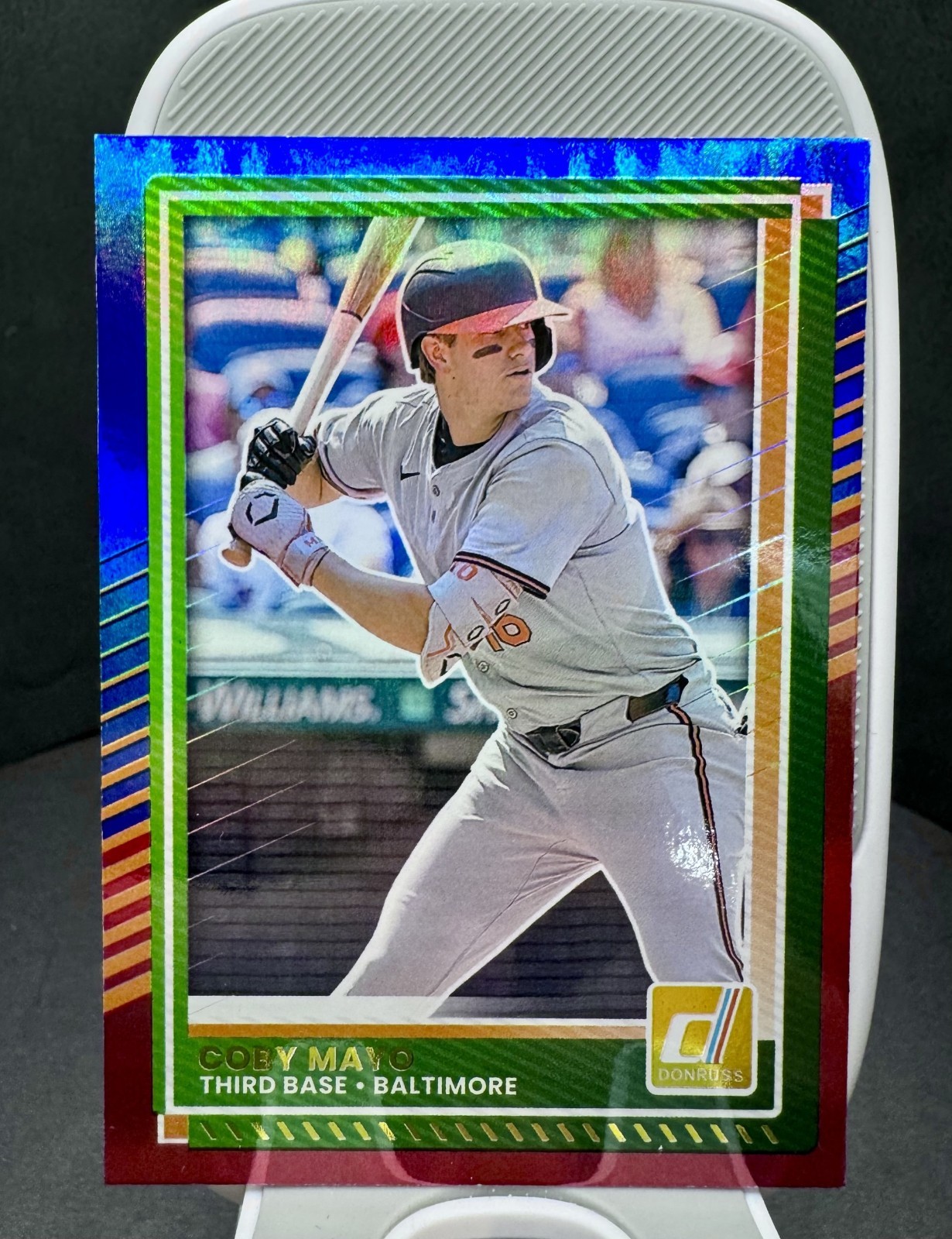 2025 PANINI DONRUSS OPTIC - COBY MAYO #5 RED AND BLUE