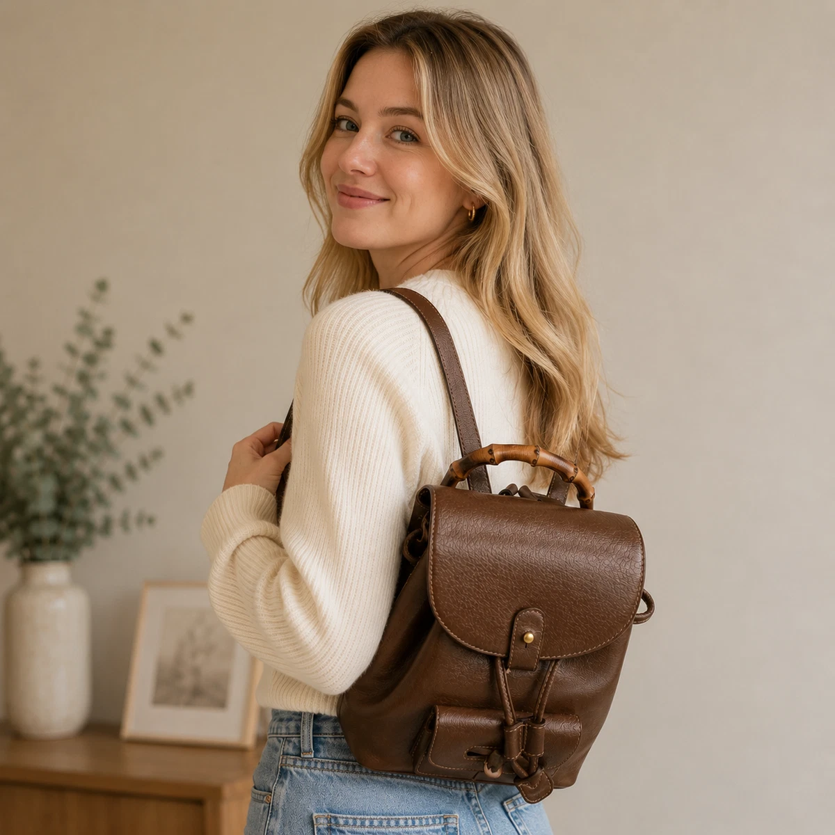 Gucci Bamboo Backpack Brown Bags & Handbags for Women for sale | eBay