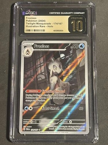 2024 Pokemon S&V Twilight Masquerade Froslass IR 174/167 CGC 10 Pristine