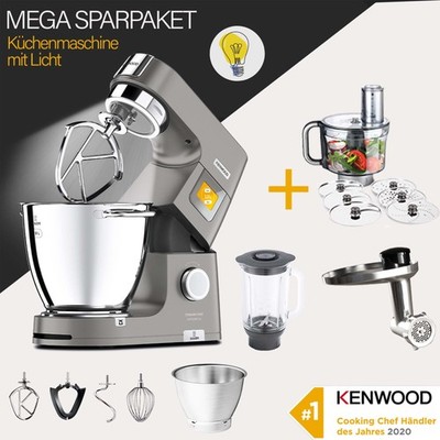 B-WARE Kenwood Titanium Chef Patissier XL KWL90.594SI - OVP beschädigt