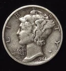 1944-S 10C  Mercury Dime