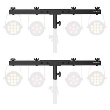 DJ Lighting Bar Extension Cross Bar Mount for Tripod Speaker Stand, Set of 2