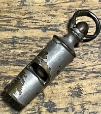 Vintage 46mm Acorn Knop Top Round Pea Whistle