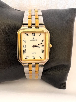 Junghans Herren Vintage Schlanke Quarz Armband Uhr 41/0216 - Bild 1 von 4
