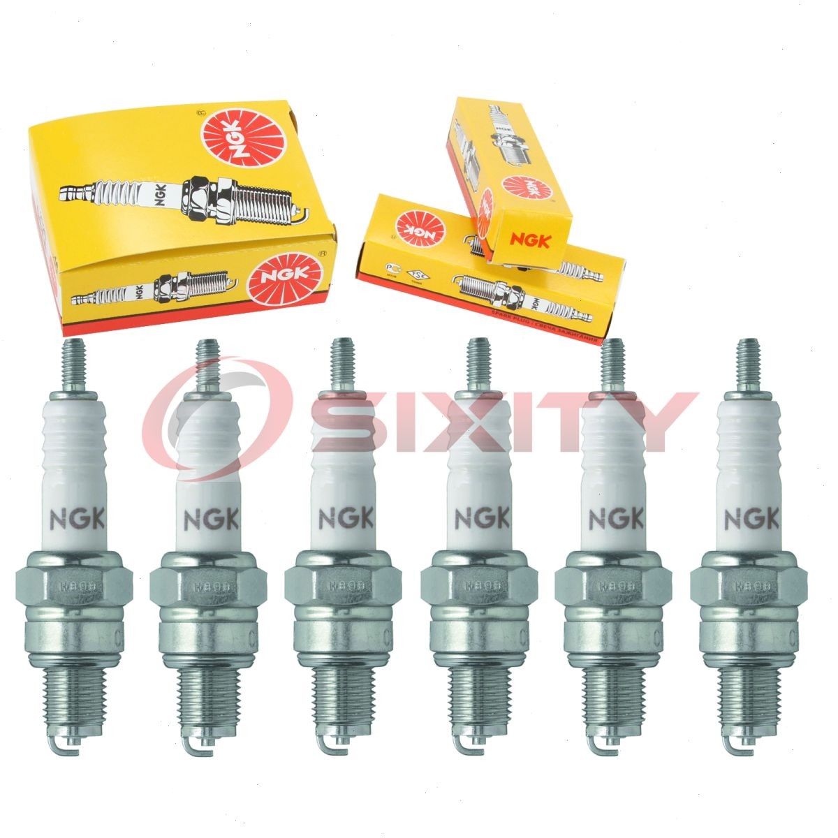 6 pc NGK 2211 C2H Standard Spark Plugs for W9FP 94703-00310 94701-00310 4011 zr