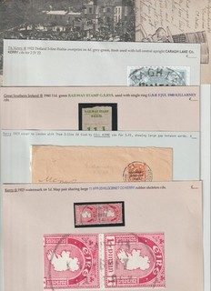 Ireland Hand Drawn P/C R. Vis 1911 MacD/Whyte X 5 Unpriced BOB Diverse (Q1)