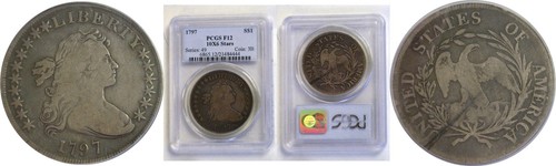 1797 $1 Draped Bust Dollar PCGS F-12