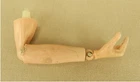 Vintage 1964 Hasbro GI Joe Action Figure Right Elbow Forearm Hand Arm Parts C6