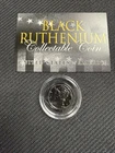 1943 Mercury Dime Black Ruthenium w/ COA Uncirculated Collect Coin