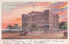 Posrcard Vintage(1)ITA,Napes Grand Hotel Naples #11 P 11/12/1938 (#446)