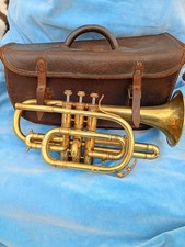 Vintage Cornet Barratts of Manchester with case and 2 Mouth Pieces
