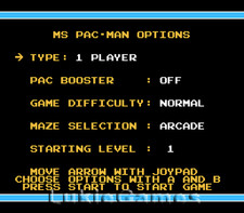 Ms. Pac-Man - Tengen NES Nintendo Great Game Pacman
