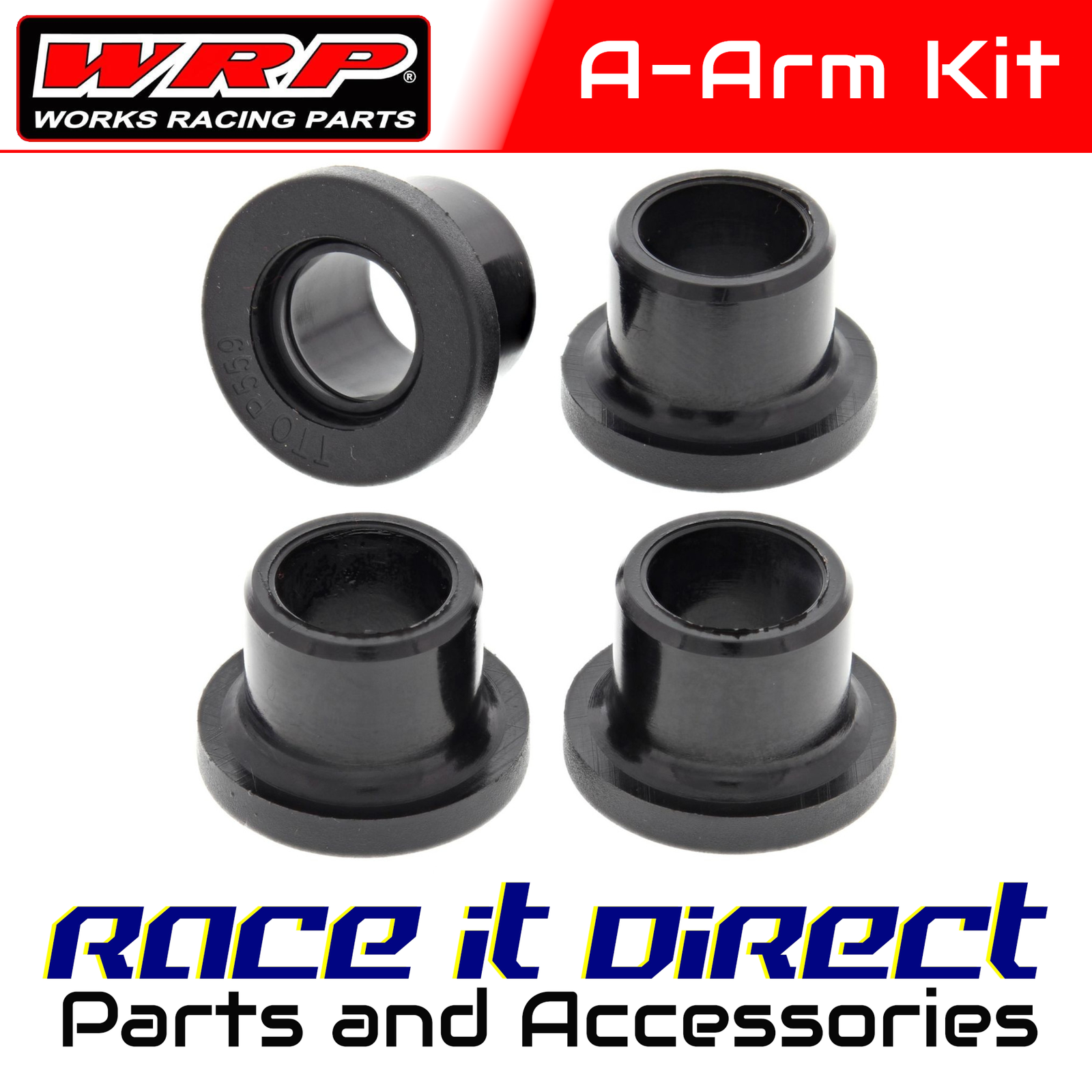 Lower A-Arm Bushing Only Kit for Arctic Cat 700 EFI H1 Mudpro 2009-2011 WRP