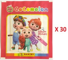 Cocomelon Lot 30 Sealed Packs Stickers Panini