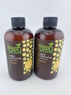 Fresh Wave Odor Removing Spray Natural Ingredients, Lemon Scent (2 Pack)