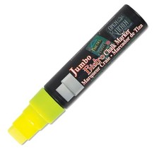 Uchida of America 481-C-F5 Jumbo Bistro Chalk Markers, Fluorescent Yellow