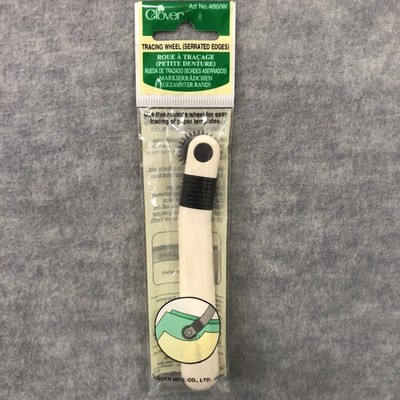 Clover Marking Tracing Wheel (Serrated Edges) #480/W Sewing Notion New