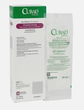 Curad Non-Adherent Oil Emulsion 3"x16" Dressing, Box of 36, EXP 12/2026 or later