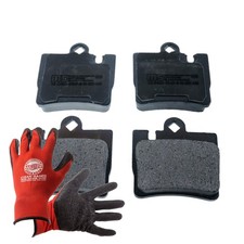 Bremsbeläge+Handschuhe hinten für MERCEDES S-CLASS (W220 V220), S Coupe (C215)