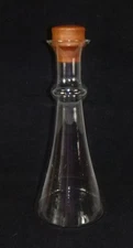 Vtg Dansk Decanter Carafe Glass Teak Stopper Gunnar Cyren Design