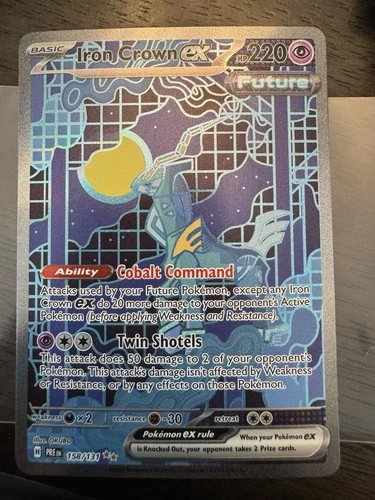 Iron Crown EX 158/131 Prismatic Evolutions Potiential PSA 10 NM+