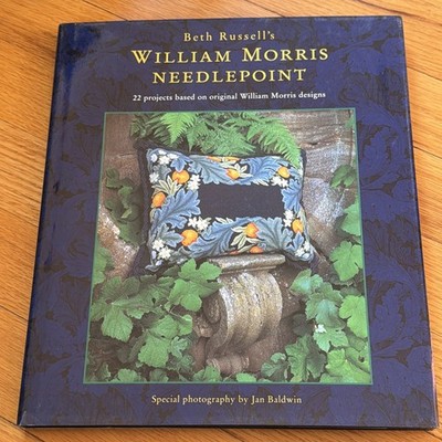 William Morris Needlepoint Hardcover Beth Russell