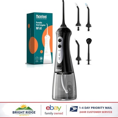 Portable Water Dental Pick for Deep Cleaning, Waterproof & Battery Operated