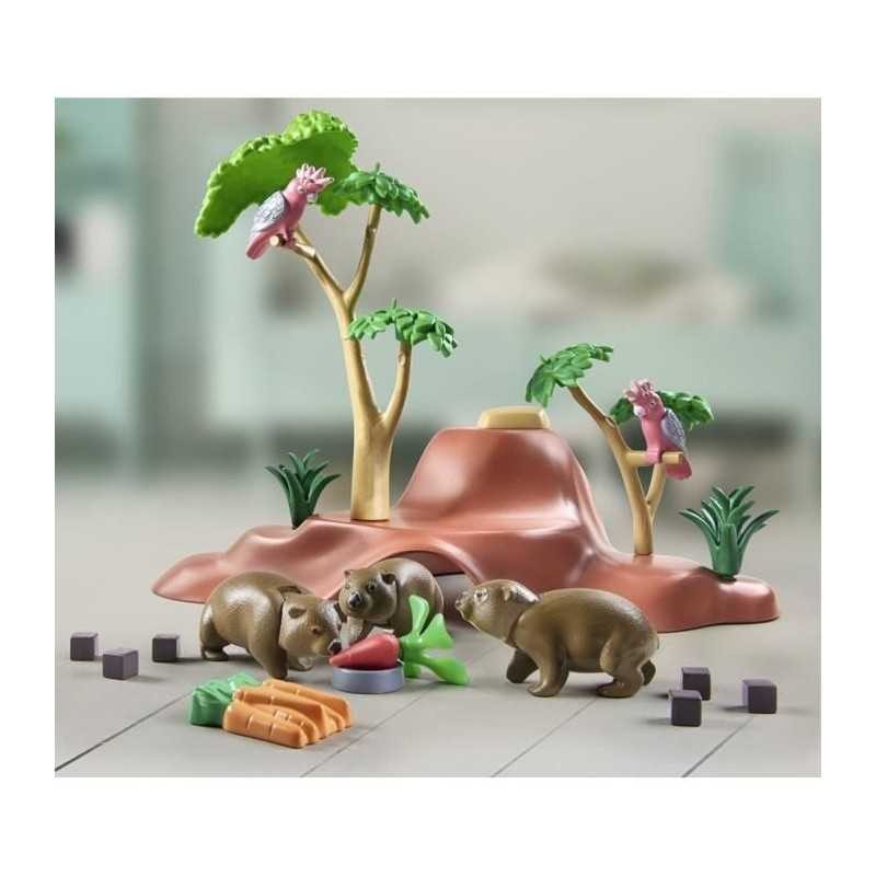 Terriers de wombats PLAYMOBIL 71625 avec cachettes souterraines