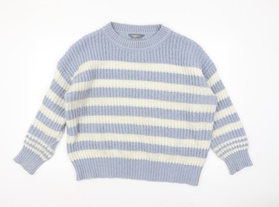 Muskatblauer Damenpullover UK-Größe 16/18