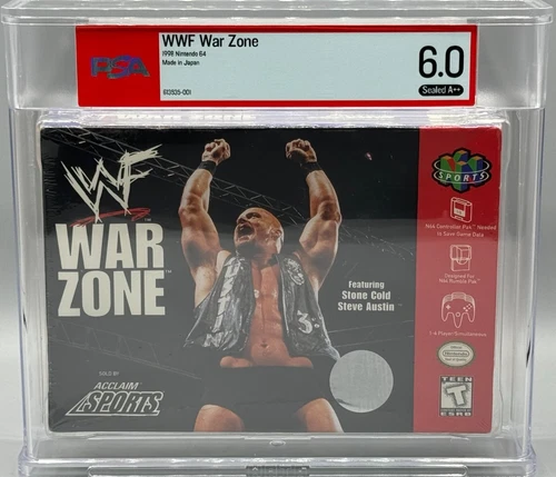 WWF War Zone Nintendo 64 N64 Sealed New PSA 6.0 A++ Graded NOT WATA Acclaim