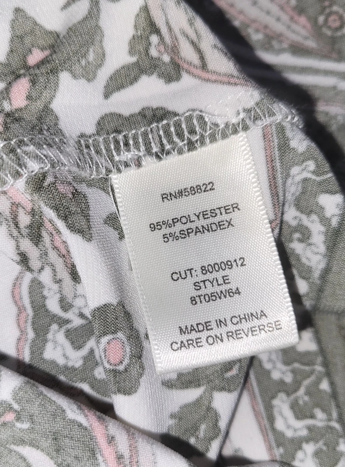 VETEMENTS Abito estivo senza maniche donna verde oliva e rosa Max Studio Edit taglia M Medium