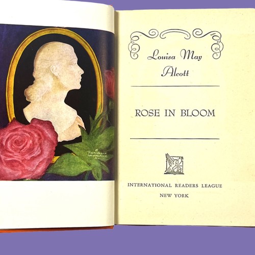 Louisa May Alcott- Rose in Bloom HC VG Vintage Illustrated Unmarked Excellent - Picture 2 of 4