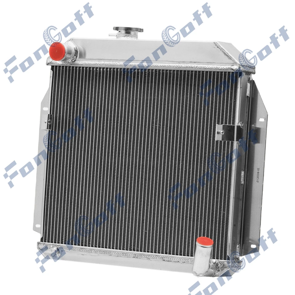 3 Rows Radiator For 1955-1956 Plymouth Belvedere Fury Plaza Savoy Base 3.8L L6 - Image 2 of 4