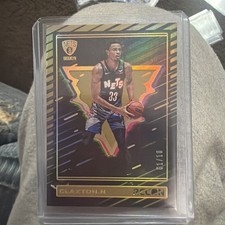 2023-24 Panini Recon Holo Gold 7/10 Nic Claxton Nicolas Claxton #129 3d3