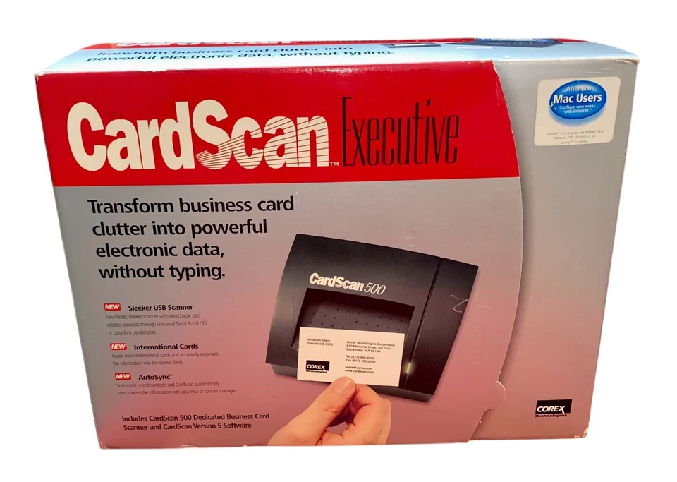 CardScan Executive Machine Transform Business Cards To Data - Image 3 of 4