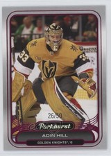 2023-24 Upper Deck Parkhurst Pink Foil 26/50 Adin Hill #294 05ql