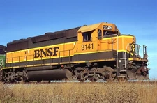 ORG SLIDE BNSF 3141 GP50 H1 PAINT